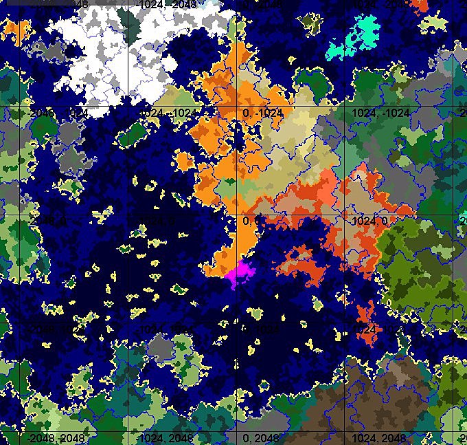 Карта мира в майнкрафт по сиду